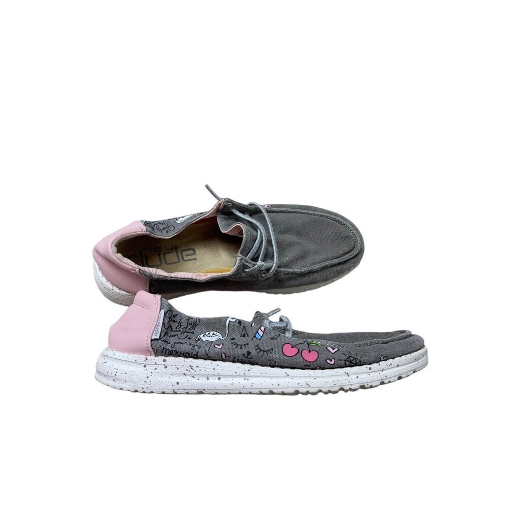 Hey Dude Girl's Wendy Youth Doodle Gray Youth 3 US